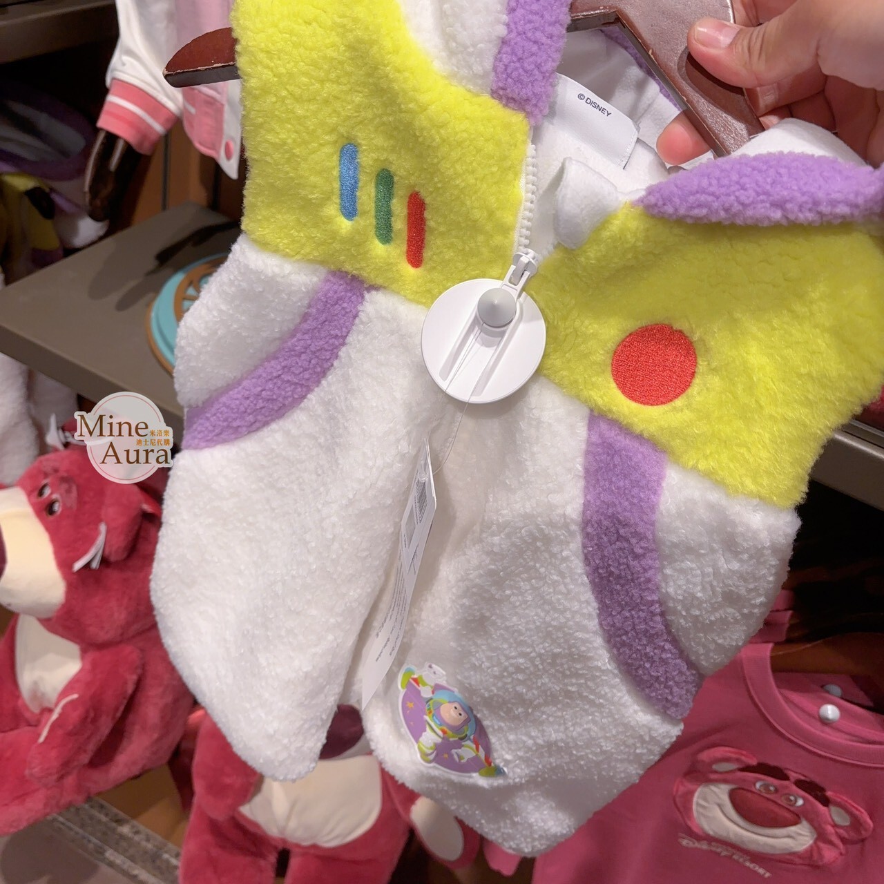 巴斯光年 Buzz Lightyear 圖案 兒童 立體造型 連帽 保暖 馬甲 背心 玩具總動員 Toy Story -上海迪士尼樂園