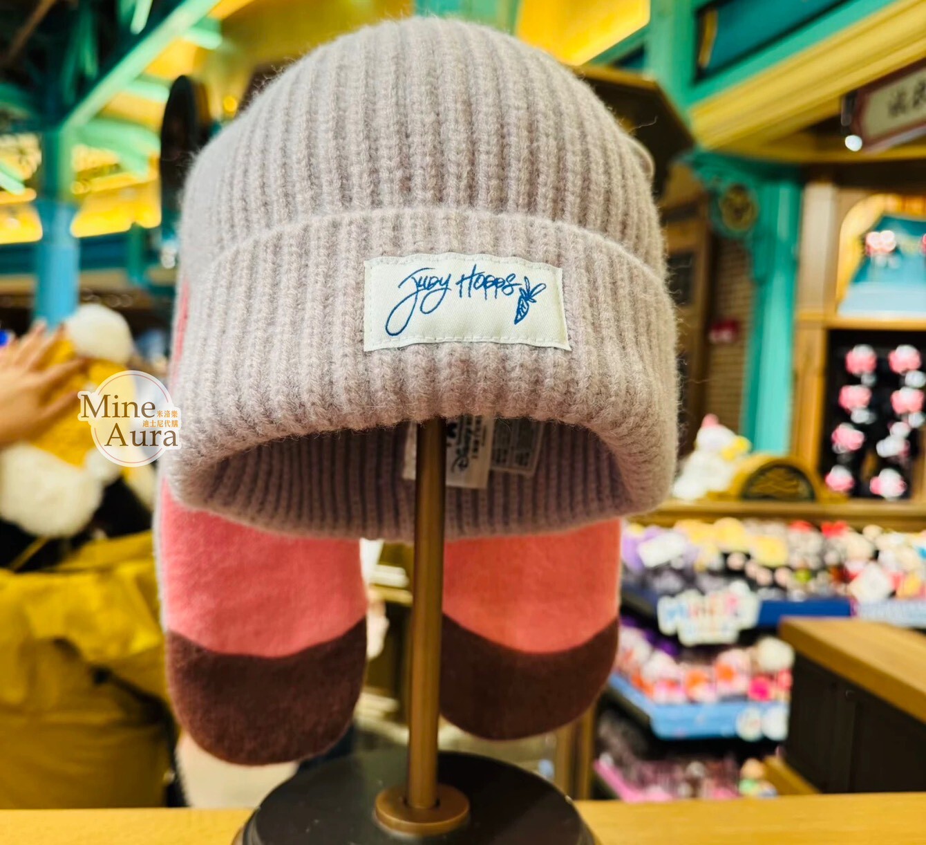 哈茱蒂 Judy 兔 胡尼克 Nick 立體耳朵造型 針織 毛帽 帽子 動物方城市 Zootopia -上海迪士尼樂園