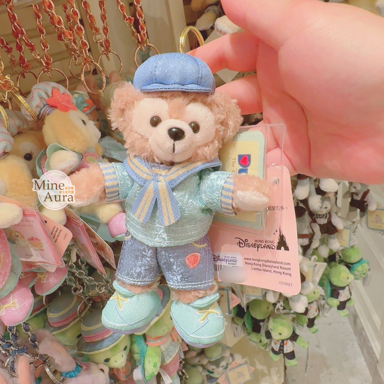 20週年Friendtastic遊行系列 達菲 Duffy 與好友們 達菲 Duffy 鑰匙圈 吊飾 -香港迪士尼樂園