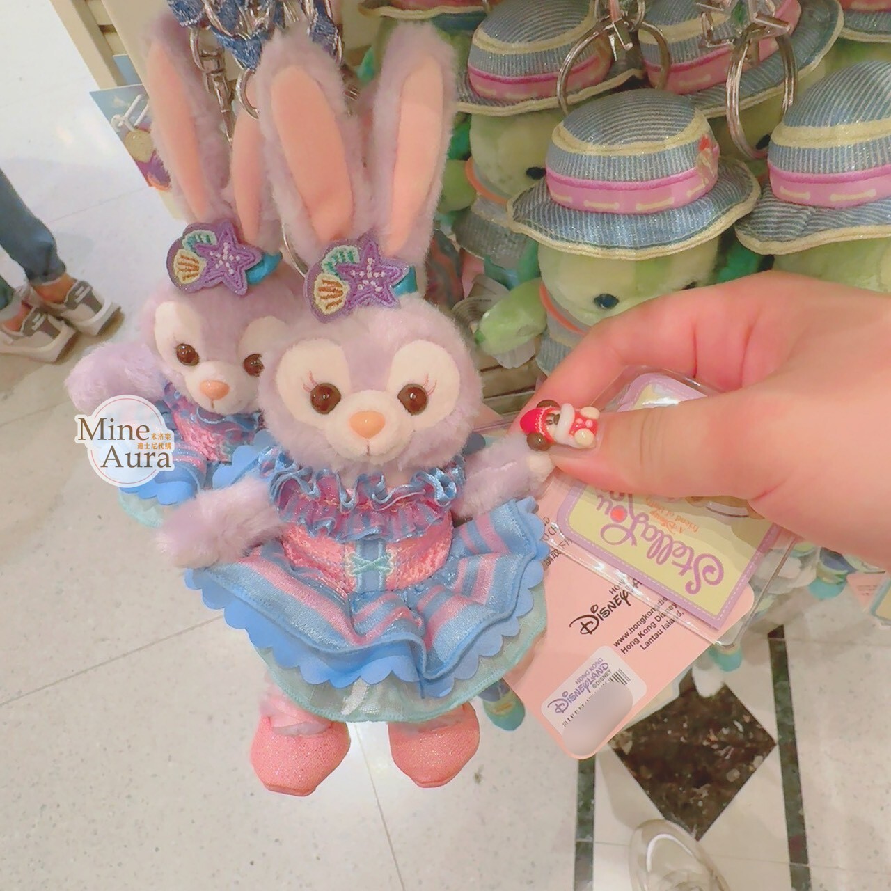 20週年Friendtastic遊行系列 達菲 Duffy 與好友們 史黛拉露 星黛露 StellaLou 鑰匙圈 吊飾 -香港迪士尼樂園