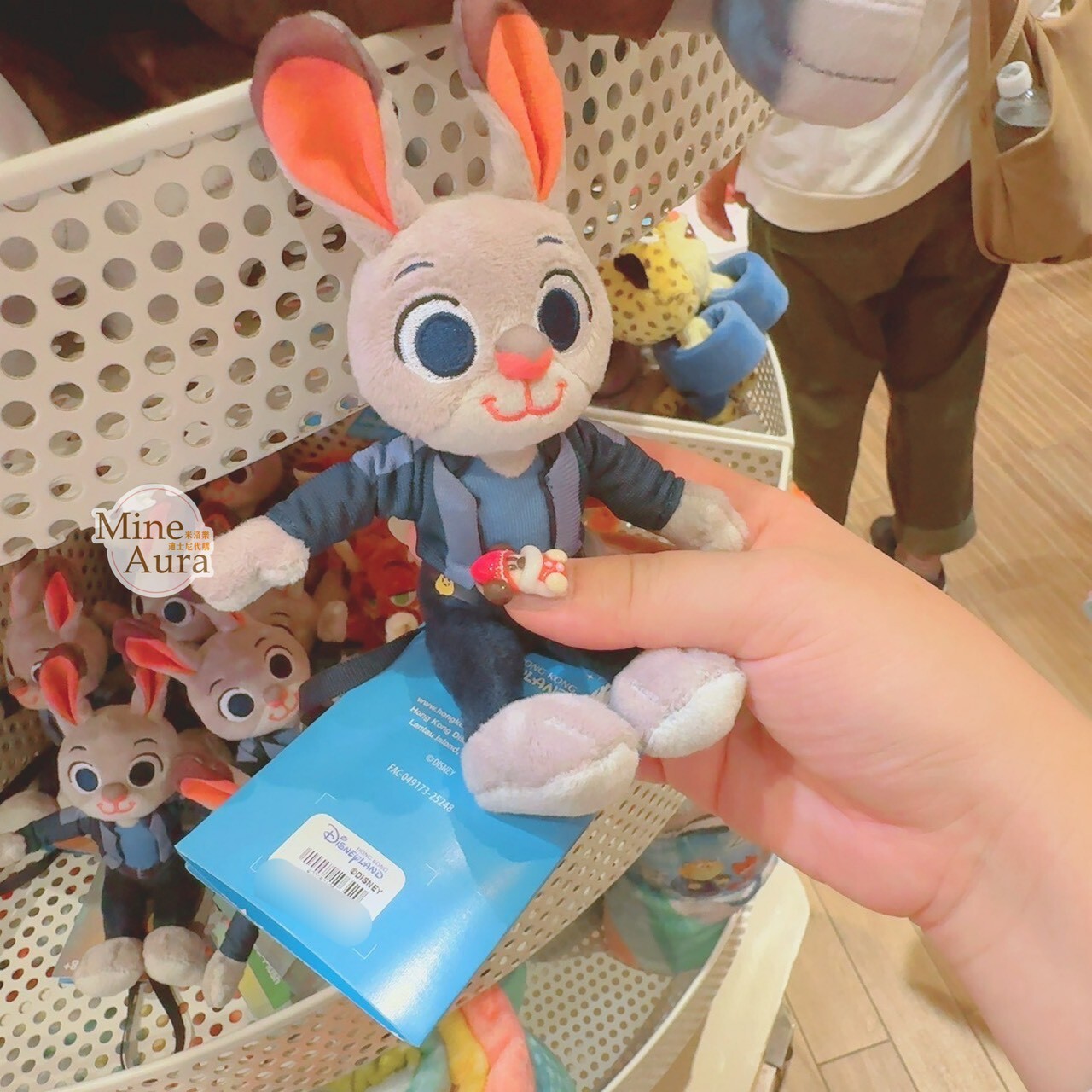 哈茱蒂 Judy 兔 磁鐵 坐肩 絨毛 娃娃 公仔 動物方城市 Zootopia -香港迪士尼樂園