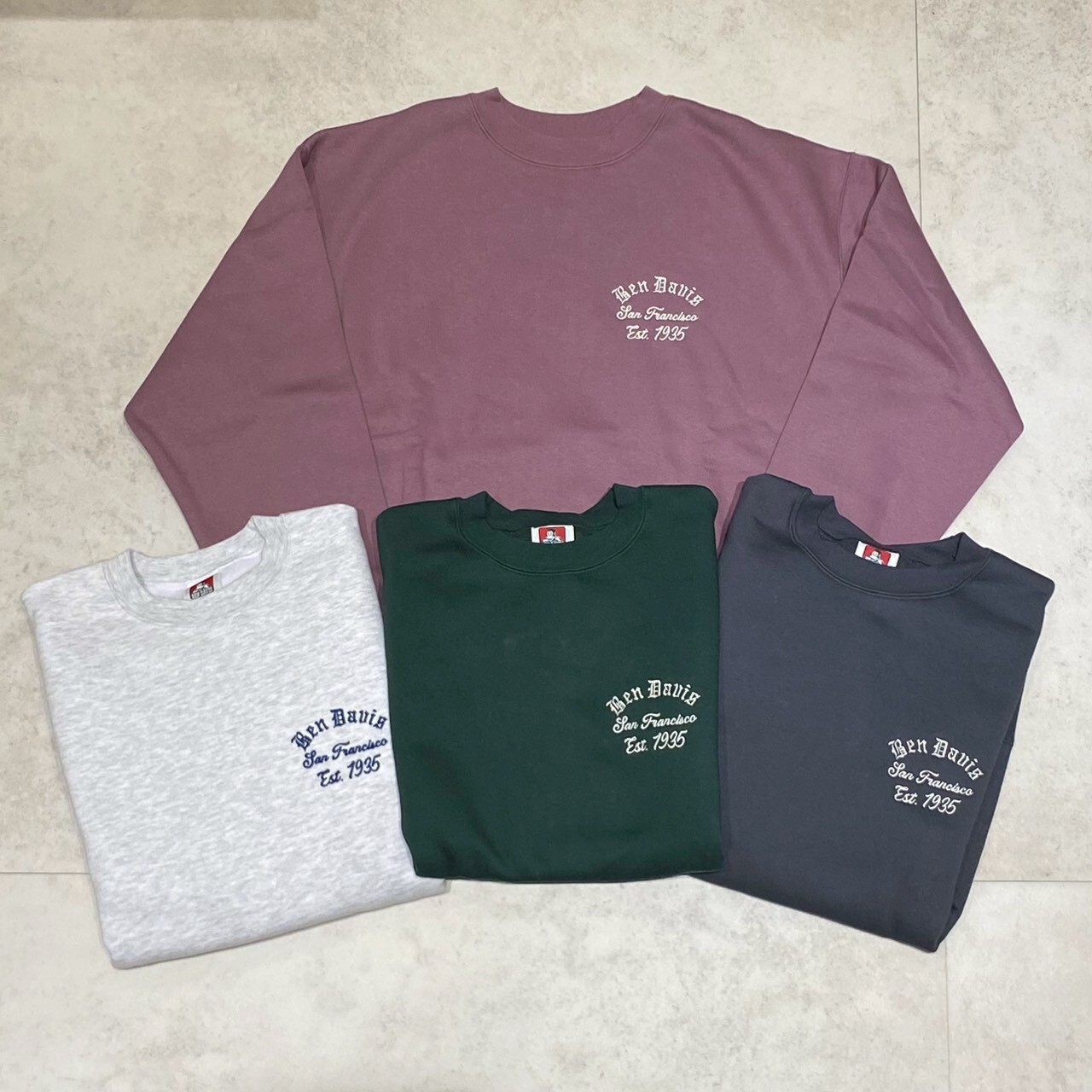 Ben davis 刺繡猿人跑車圓領大學T C-25780057