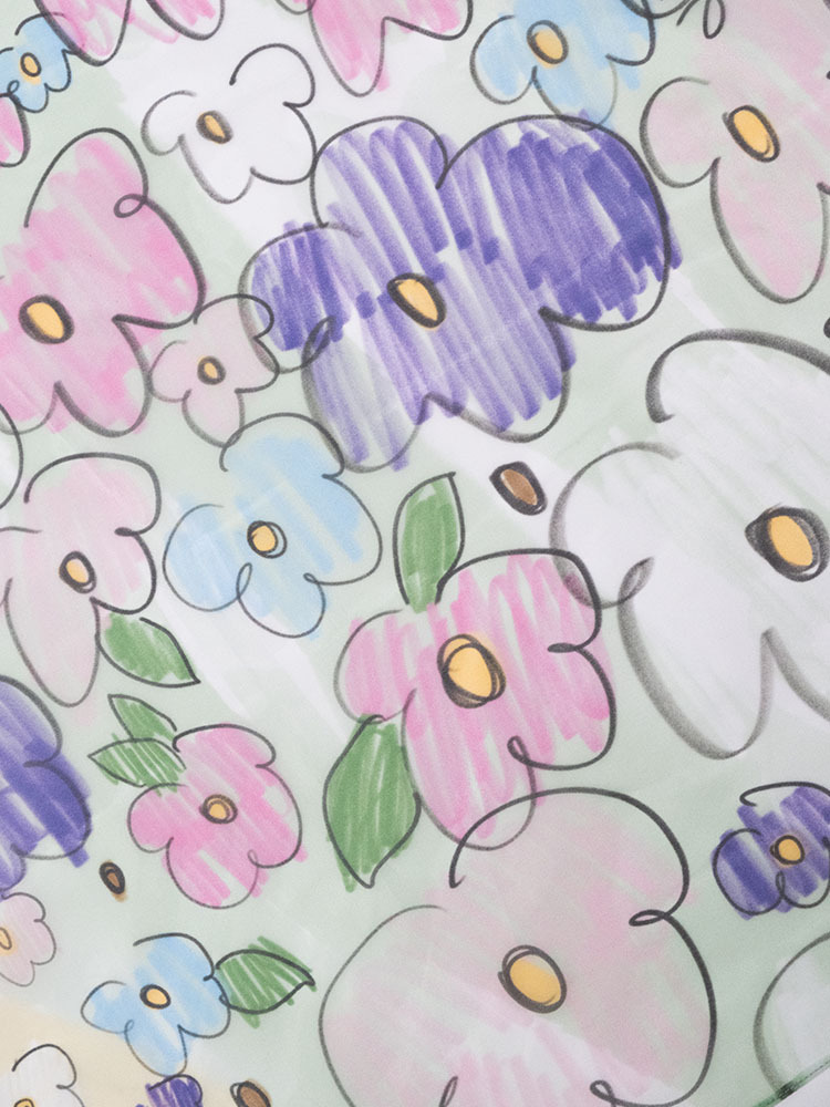 Flower Squared Scarf