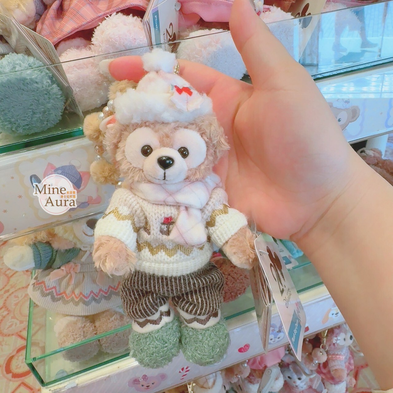 2025 聖誕節派對 達菲 Duffy 與好友們 達菲 Duffy 鑰匙圈 吊飾 -香港迪士尼樂園