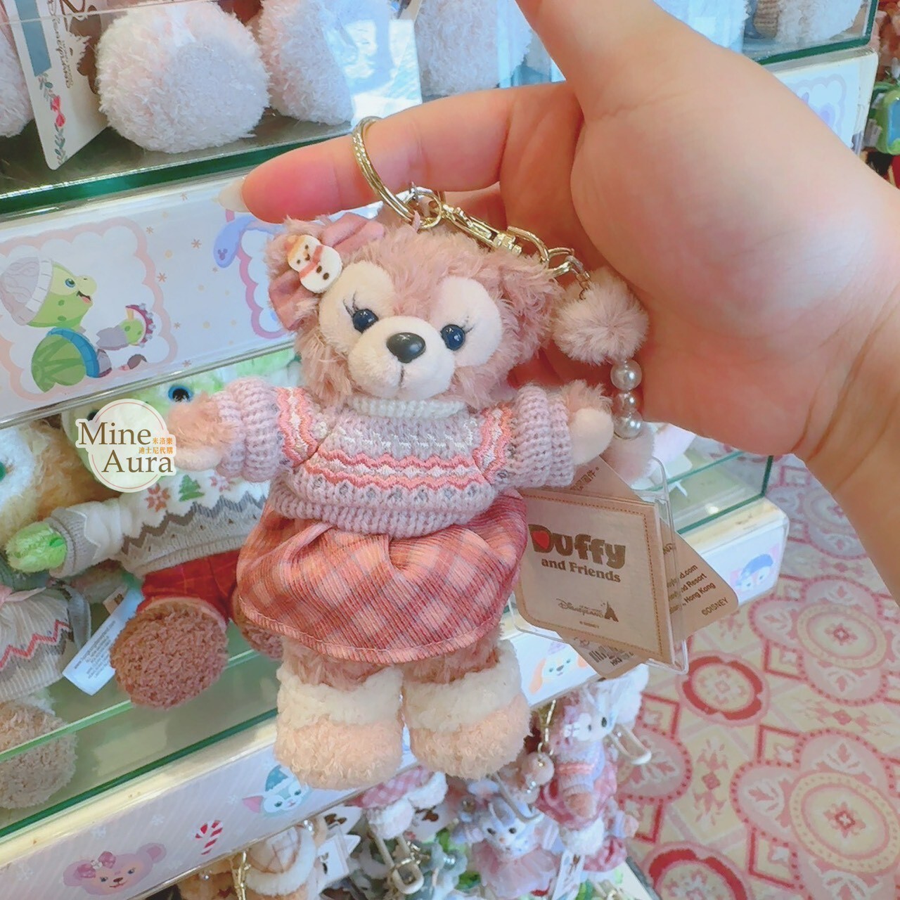 2025 聖誕節派對 達菲 Duffy 與好友們 雪莉玫 ShellieMay 鑰匙圈 吊飾 -香港迪士尼樂園