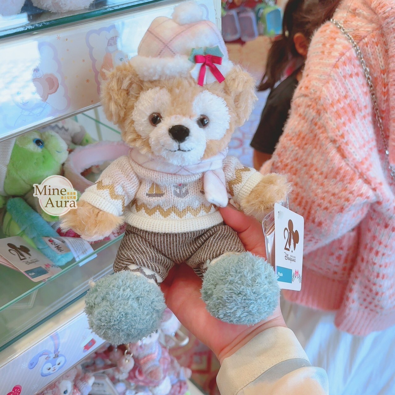 2025 聖誕節派對 達菲 Duffy 與好友們 達菲 Duffy SS號 娃娃 玩偶 -香港迪士尼樂園