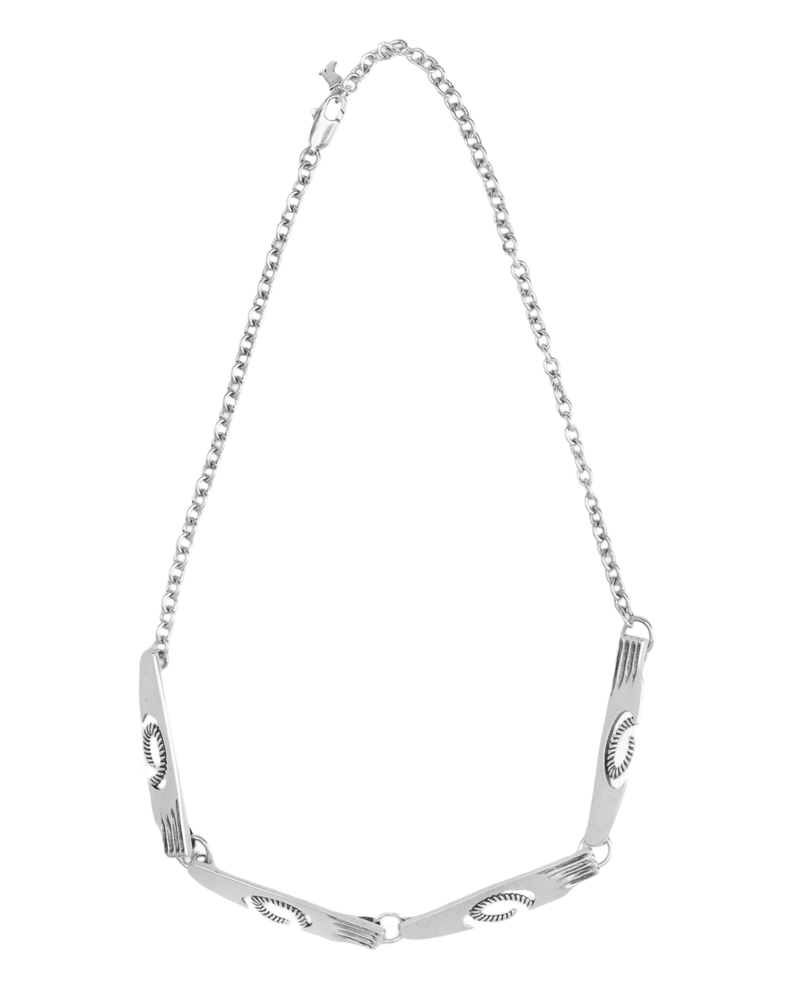 RECOVERY 失能刀子粗短項鍊 (古銀)