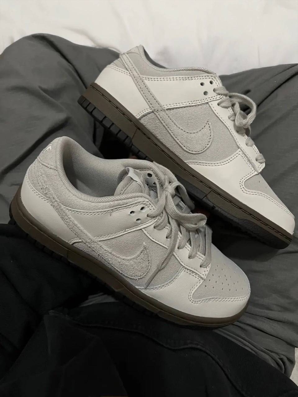 NIKE DUNK LOW 礦石灰 灰色 咖啡底 麂皮 男鞋 FD9746-001 / 預購