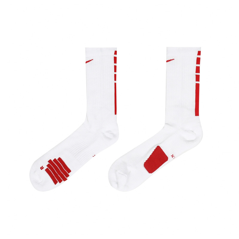Nike Elite Crew 中筒襪 長襪 襪子 運動襪 男女款 白紅 SX7622-103 [台灣現貨]