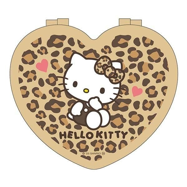 日本 Sanrio Hello Kitty 日燒款 飾物盒連鏡