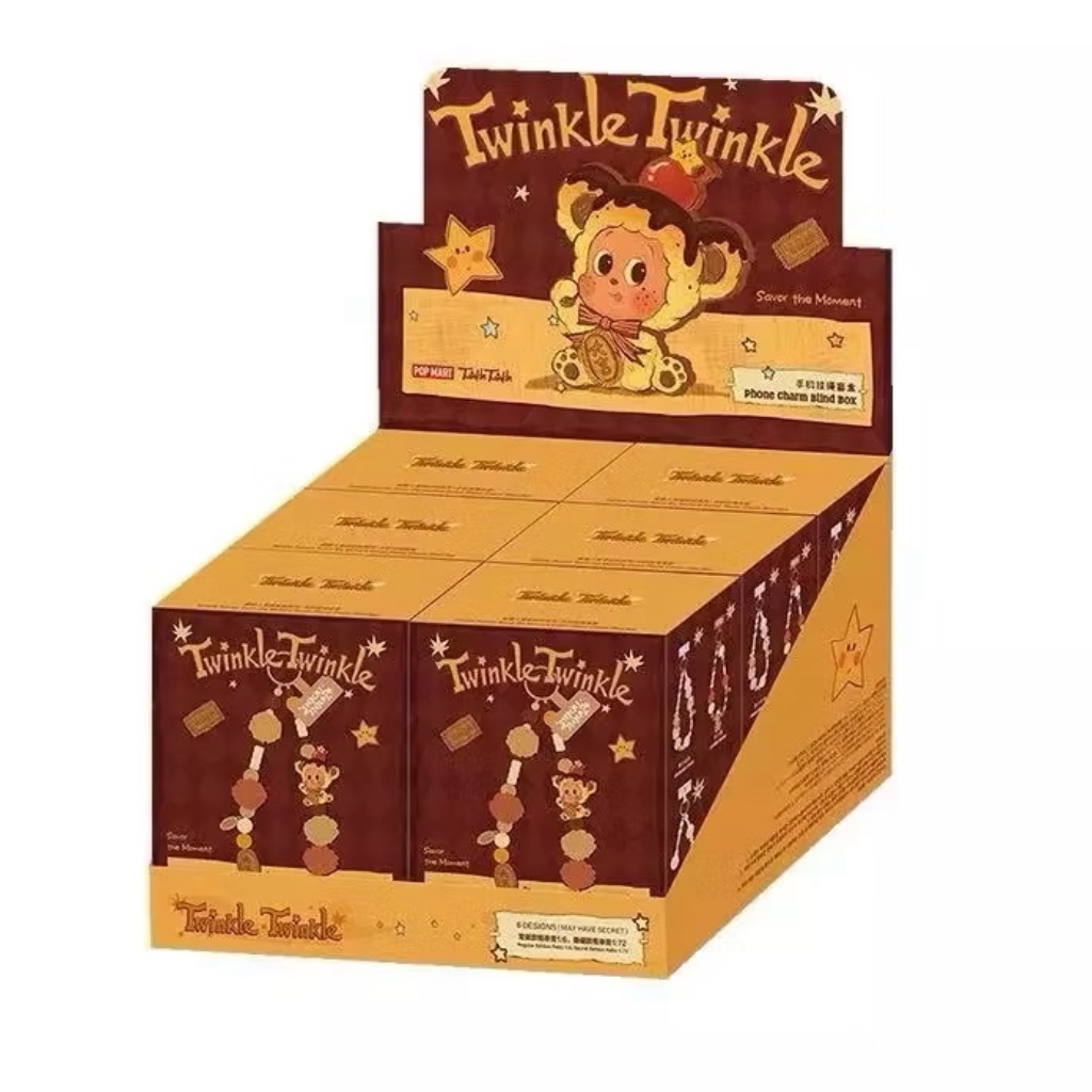 POPMART 泡泡瑪特 星星人美味時刻系列 手機鍊 手機掛件 盲盒 TWINKLE TWINKLE