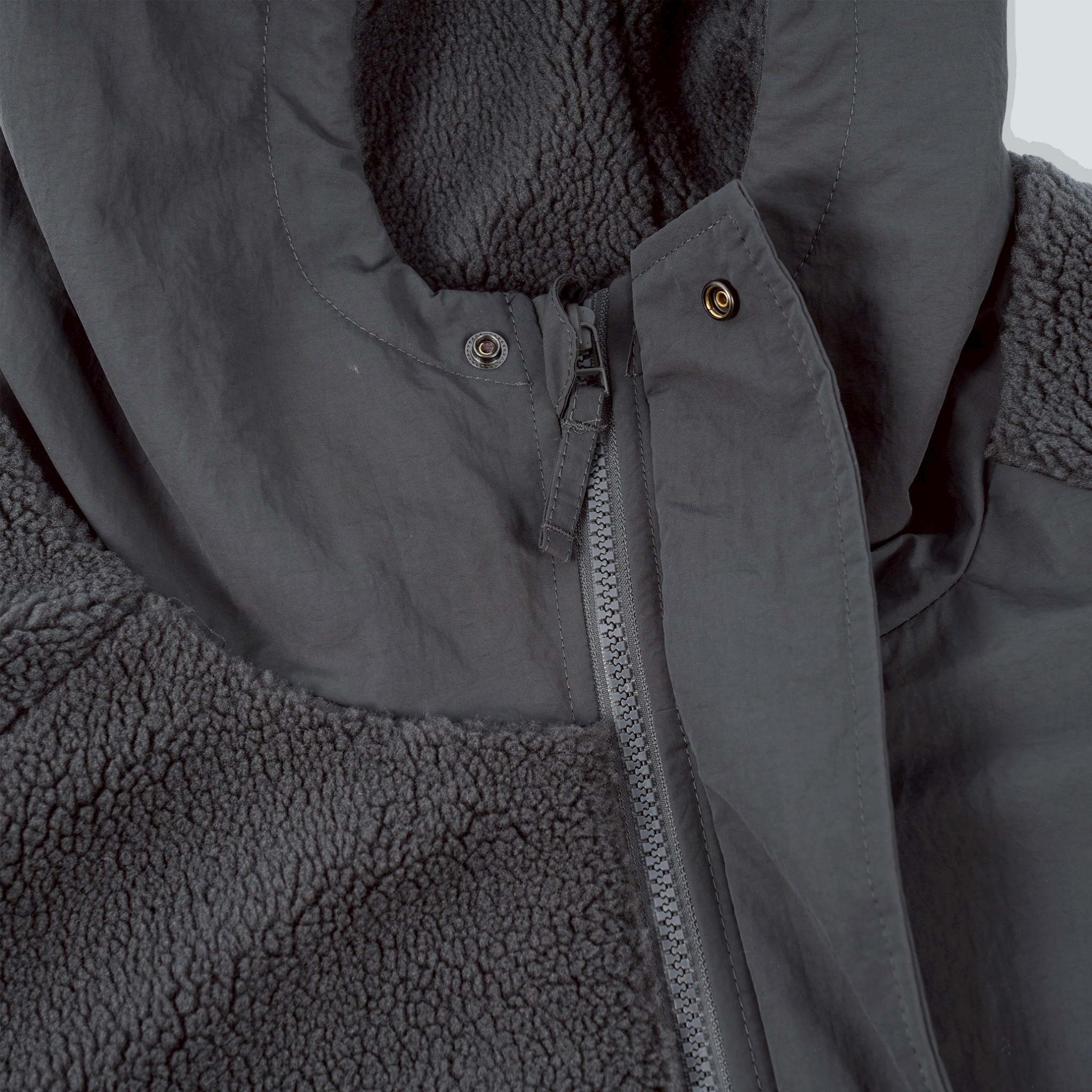 SBG 絨毛拼接寬鬆鋪棉外套 SB9001