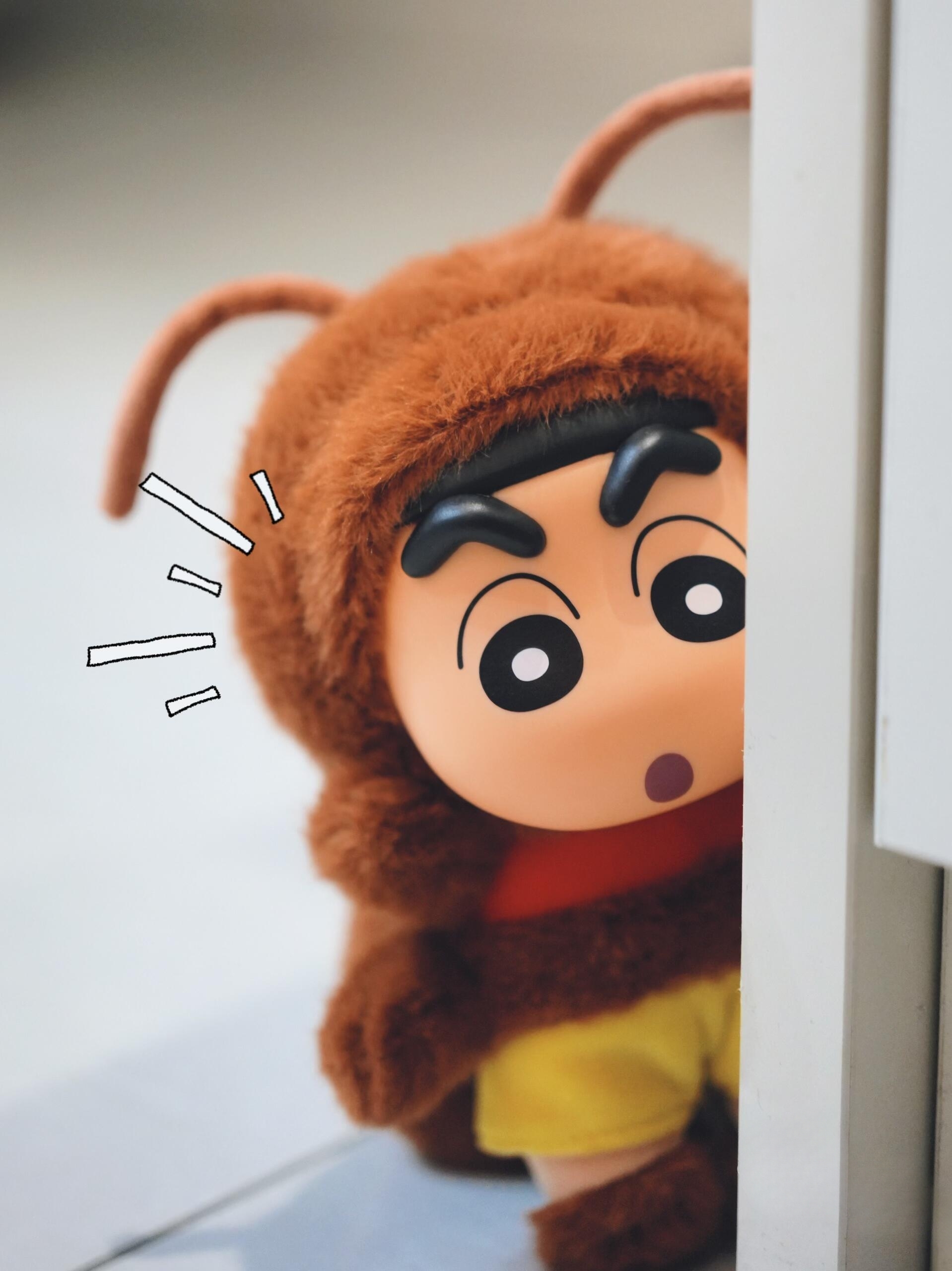 代購-<500元左右交換禮物>蠟筆小新 你的強來了 蟑螂 毛絨掛件 公仔玩具