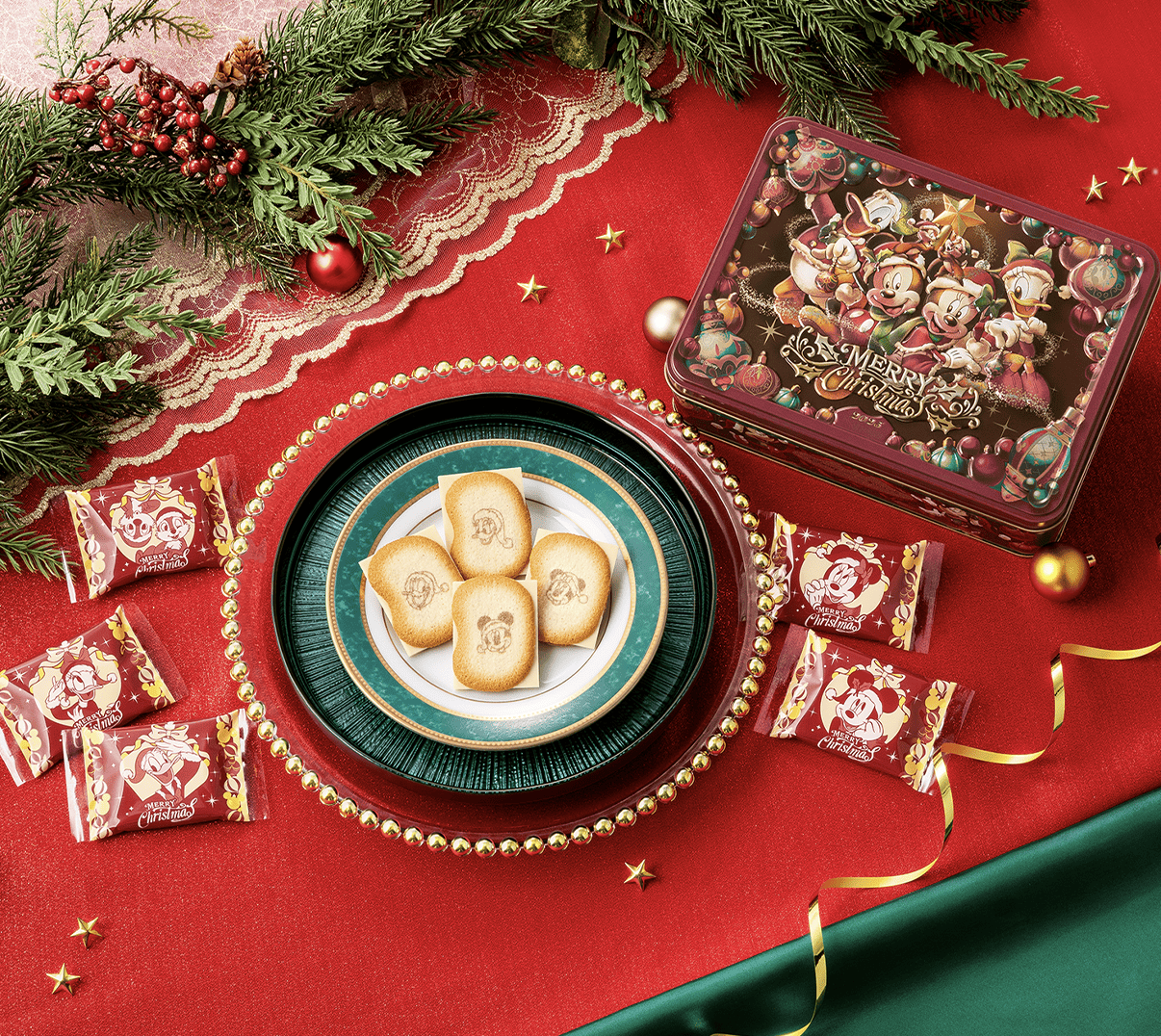 【聖誕限定】Tokyo Banana x Disney 聖誕鐵盒香蕉夾心餅