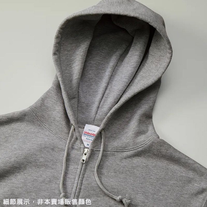 United Athle UA 10 OZ 純棉 連帽外套 拉鍊外套 麻灰色 3521301-006 [台灣現貨]
