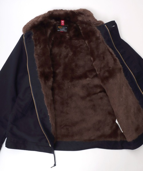 2020AW 日版 ALPHA INDUSTRIES HOODED N-1 DECK JKT 立領 毛 外套 夾克 現貨 20521-467