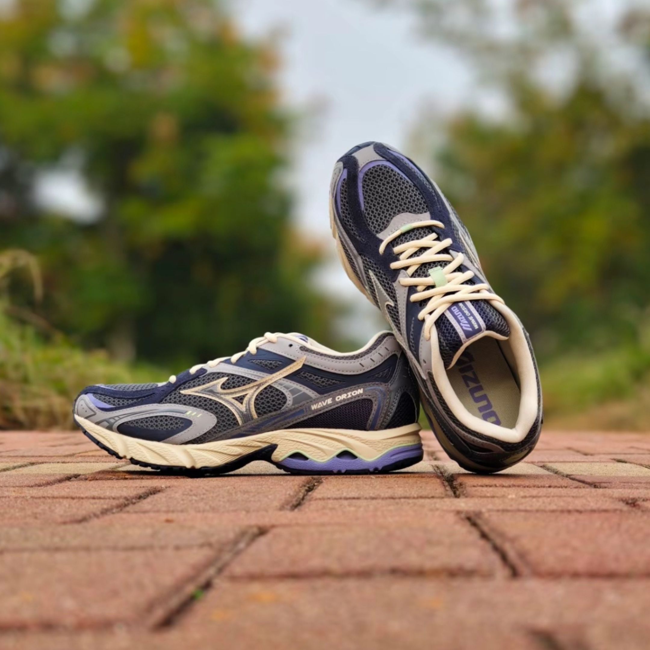 NICEDAY 代購 Mizuno Wave Orion 復古 灰紫 紫 工裝 機能 慢跑 男女鞋 D1GH232107