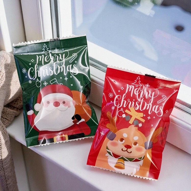聖誕節餅乾或棉花糖玩具包,聖誕節餅乾包,聖誕節玩具餅乾包Christmas cookie or marshmallow toy bag, Christmas cookie bag, Christmas toy cookie bag