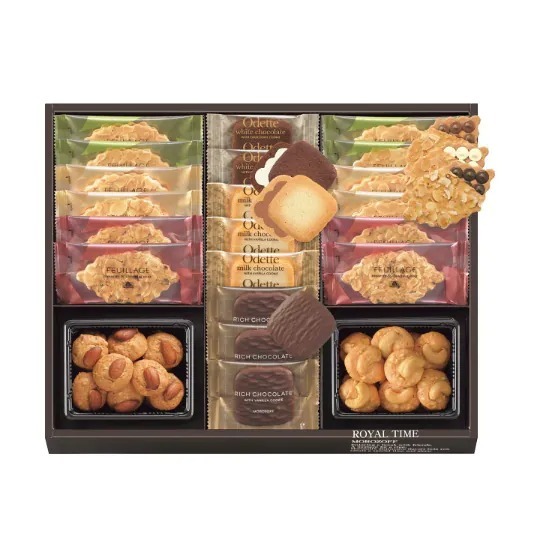 【直播】AN111837 日本 Morozoff 皇家時光朱古力曲奇禮盒