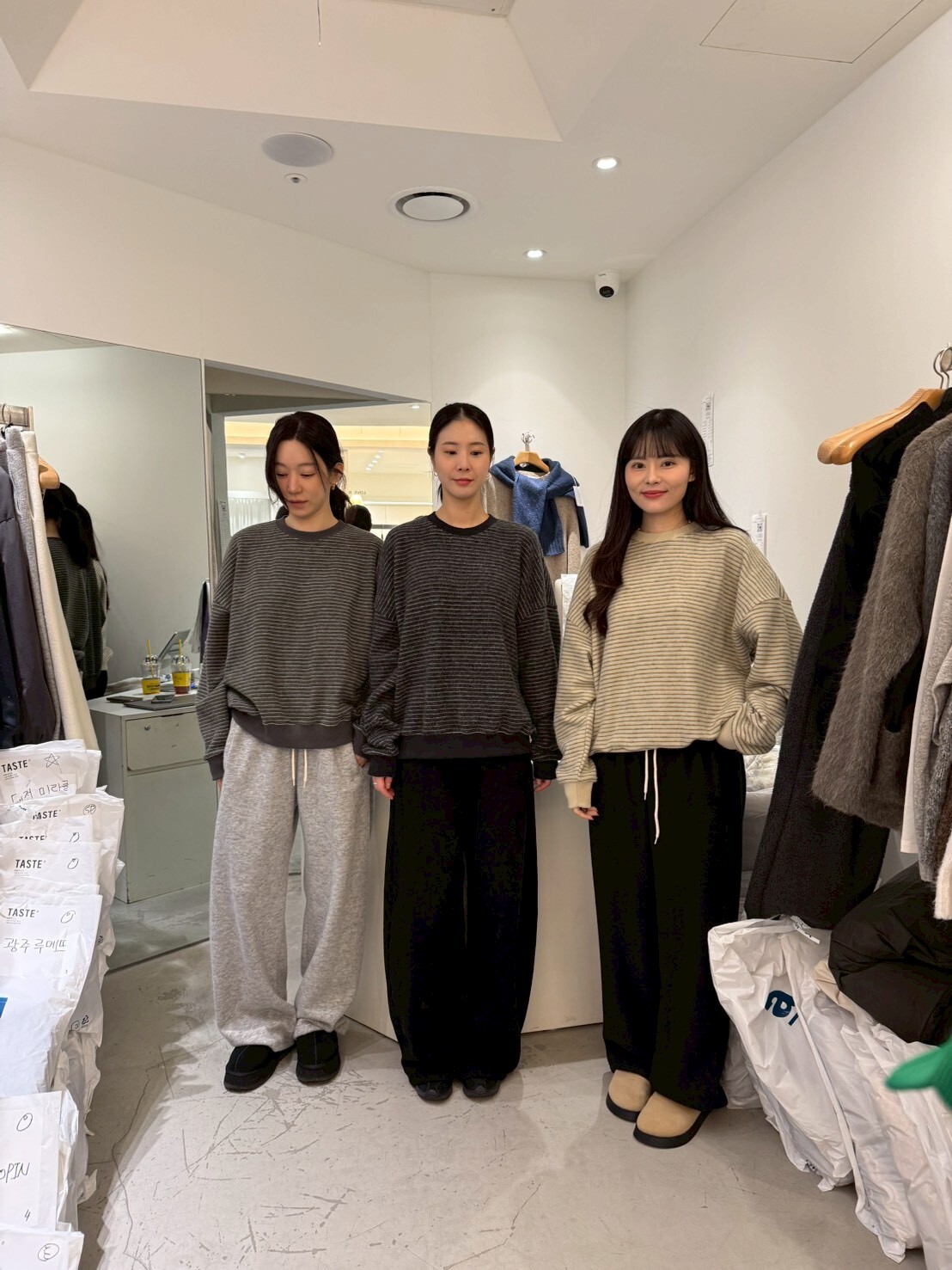 TT5255 刷毛細條紋衛衣