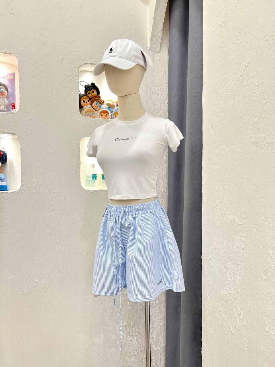 Blue Stripe short