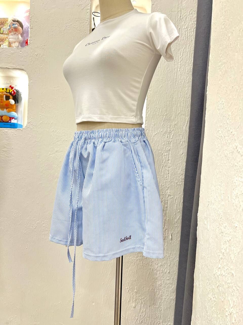 Blue Stripe short
