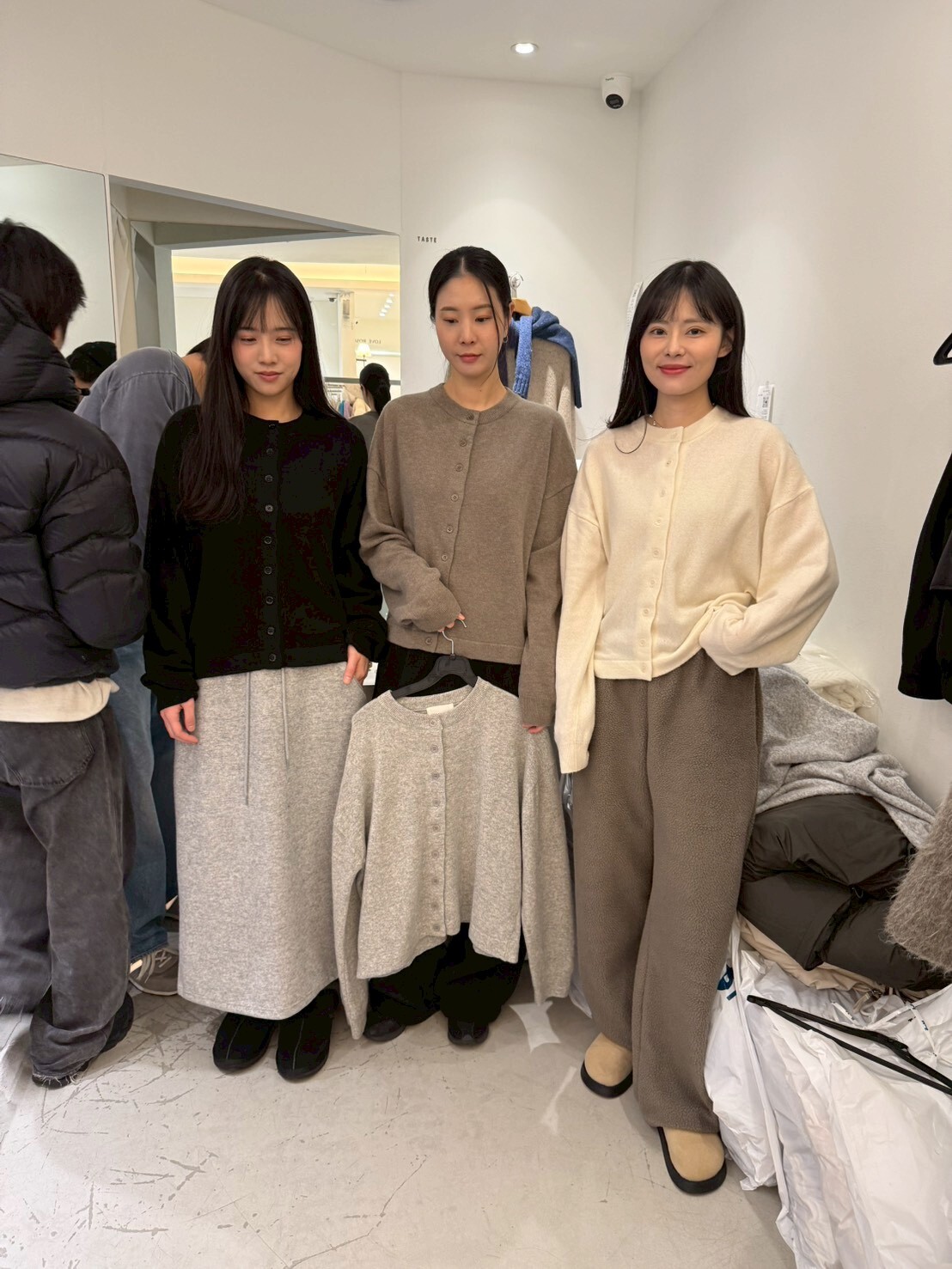 TT5261 混羊毛排釦針織外套