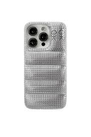 《韓國連線》URBAN SOPHISTICATION The Puffer Case Rhinestone in Silver