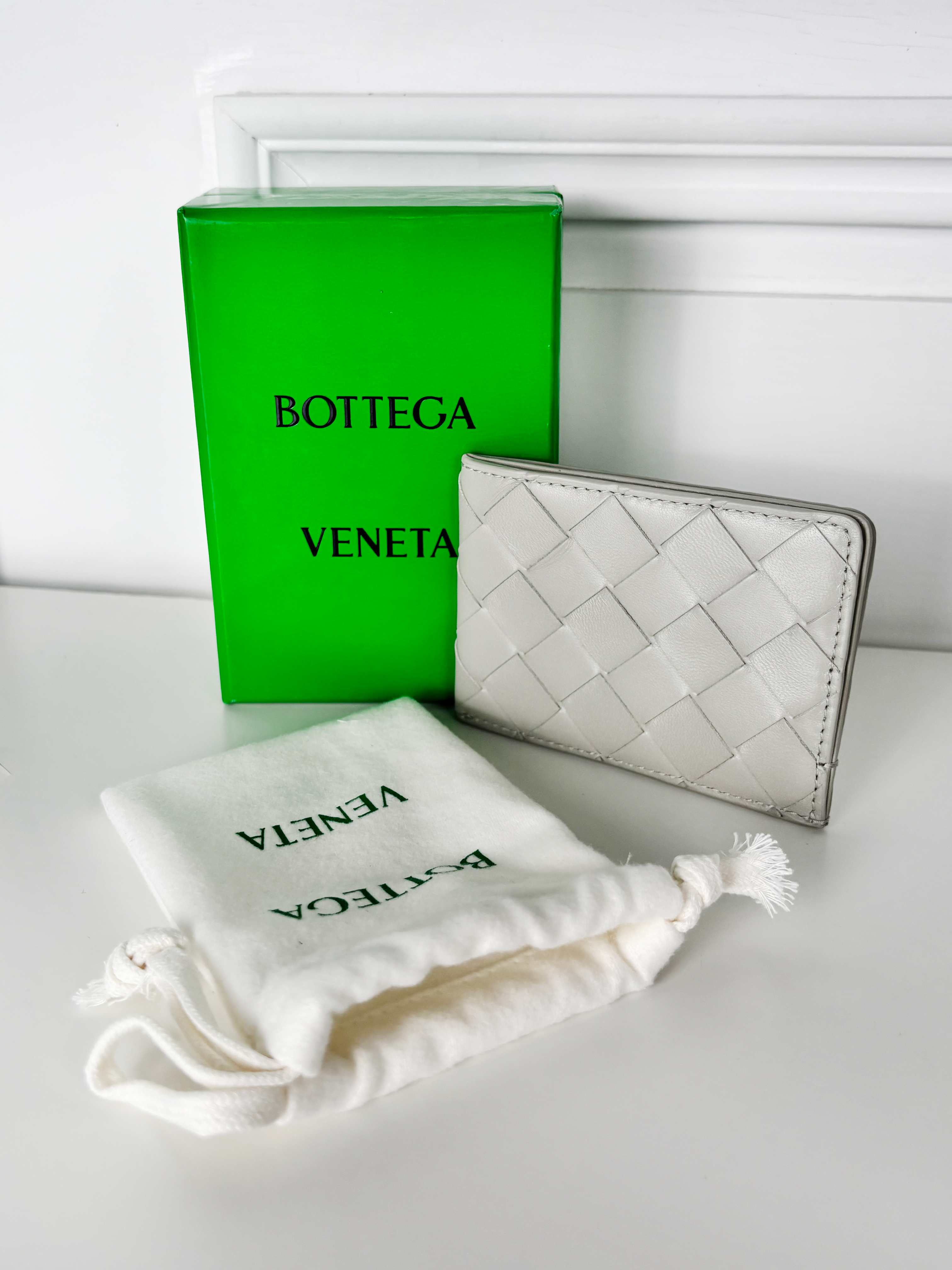 Bottega Veneta 經典編織卡夾【763948VCPP21556】