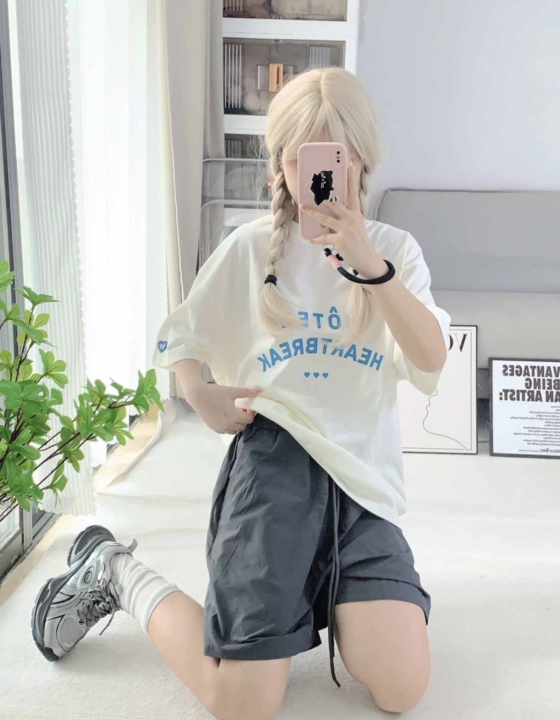 INNERSECT 三生萬物立體字體尼龍短褲-INN24SSBSP057