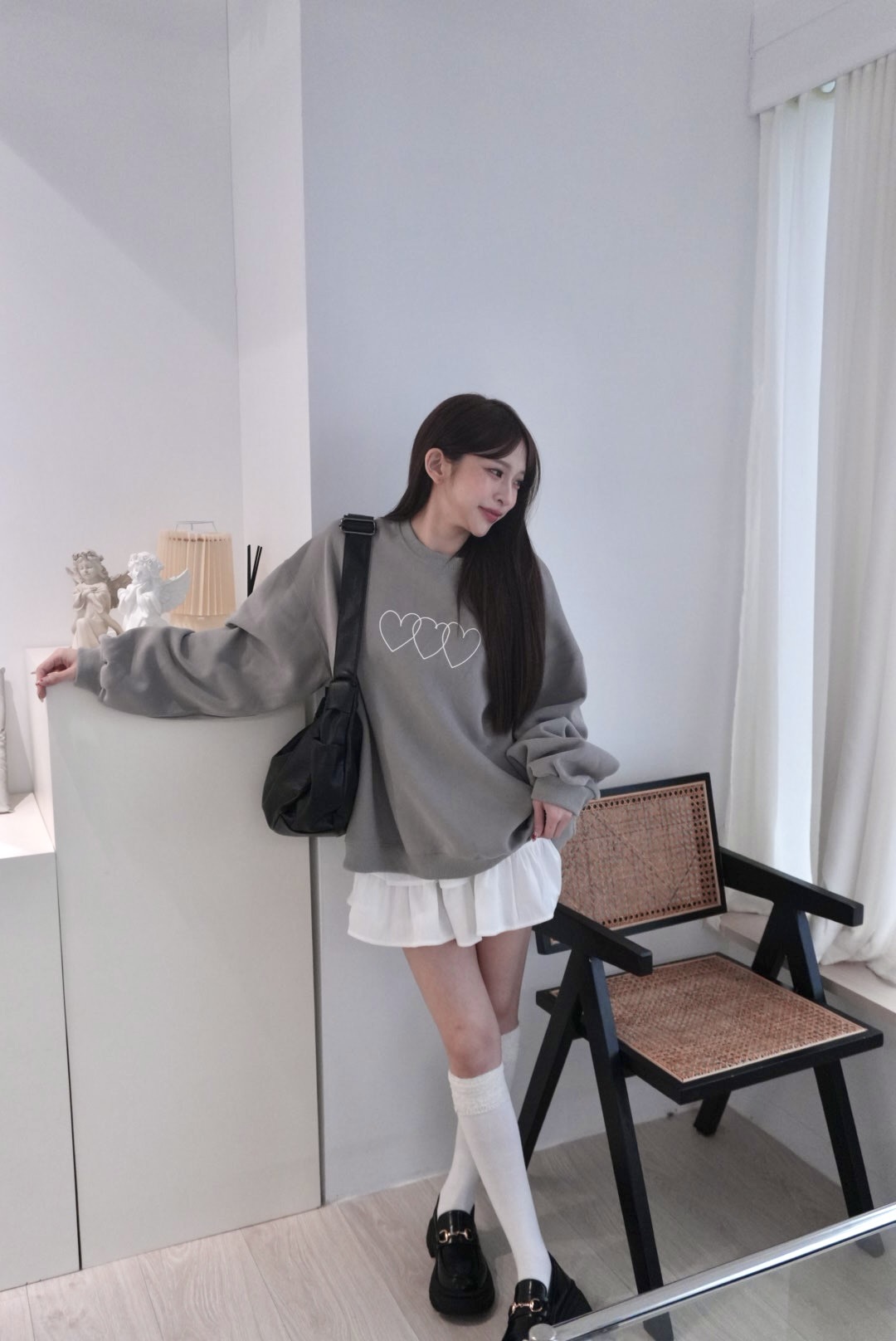 好搭冠軍!絲絨感蛋糕短裙