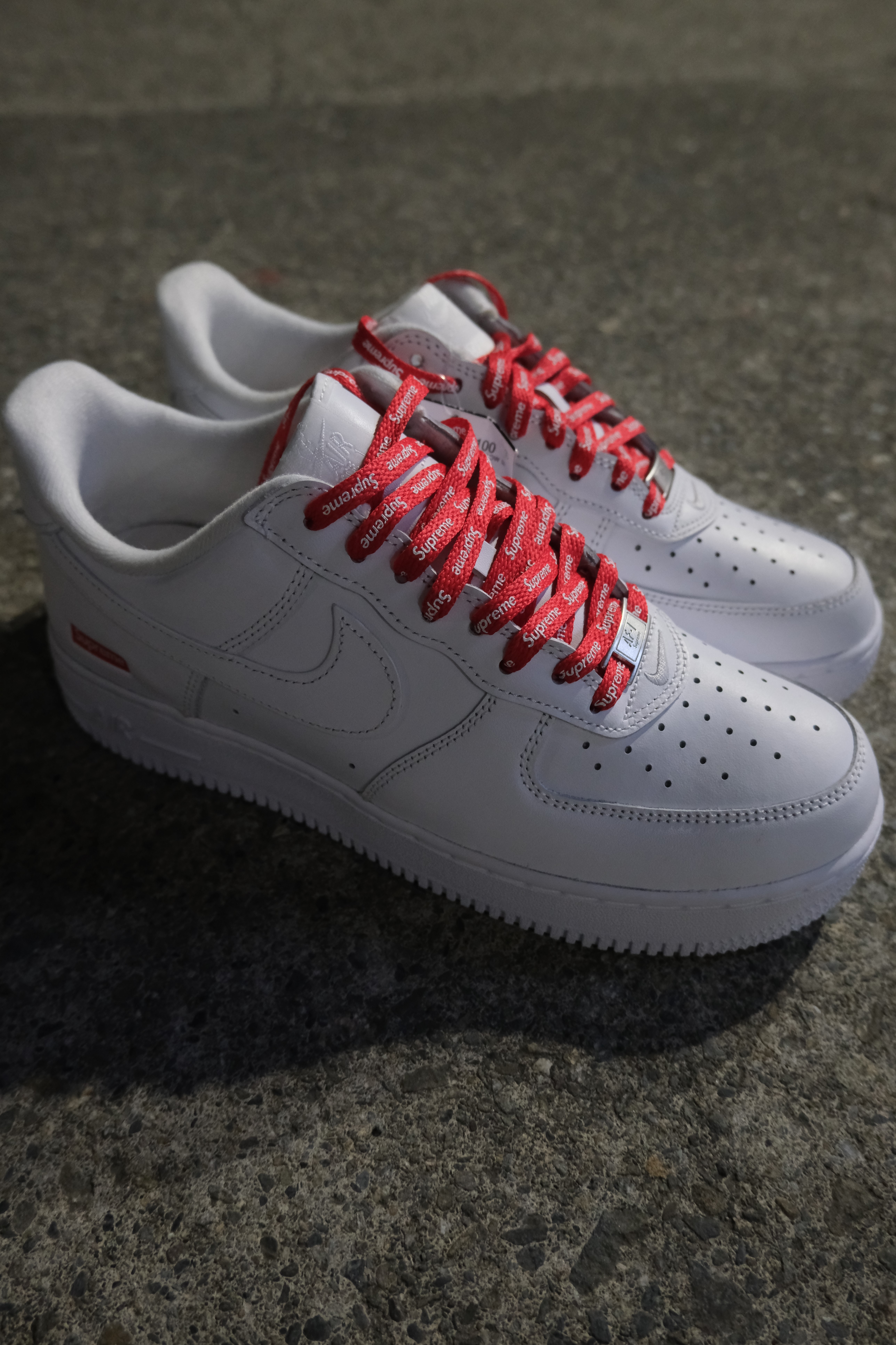 超強聯名！Supreme X Nike Air Force 1 ''Box Logo'' CU9225-100