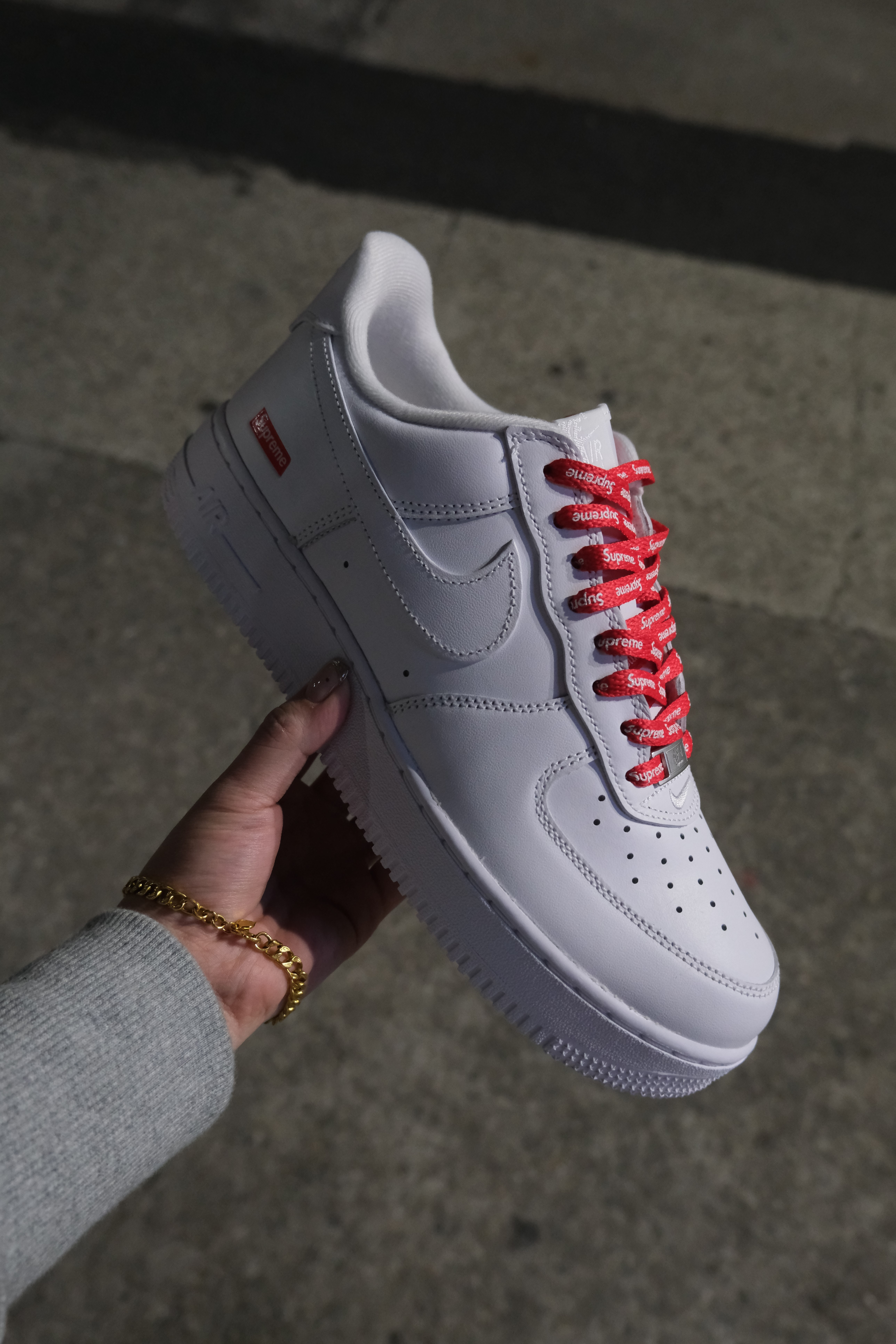 超強聯名！Supreme X Nike Air Force 1 ''Box Logo'' CU9225-100