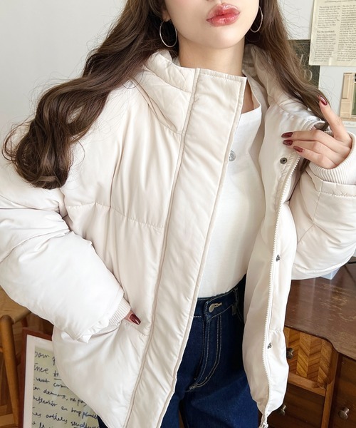 日本🇯🇵連線 Moment+ 經典款連帽羽絨外套 人造羽絨 下擺抽繩 連帽外套 外套 保暖外套 夾克 羽絨外套 2色(任買兩件711免運)/預購