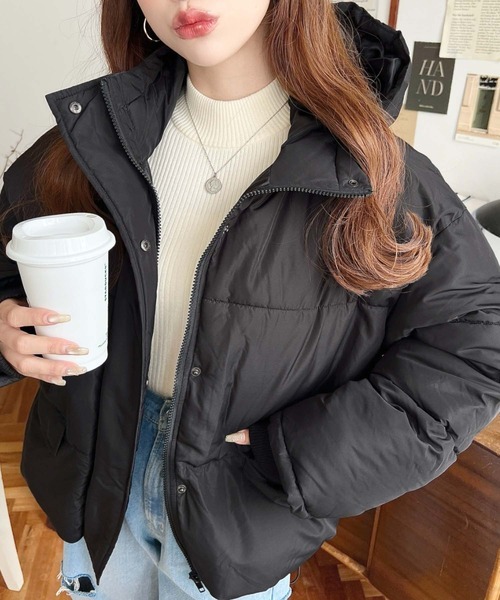 日本🇯🇵連線 Moment+ 經典款連帽羽絨外套 人造羽絨 下擺抽繩 連帽外套 外套 保暖外套 夾克 羽絨外套 2色(任買兩件711免運)/預購