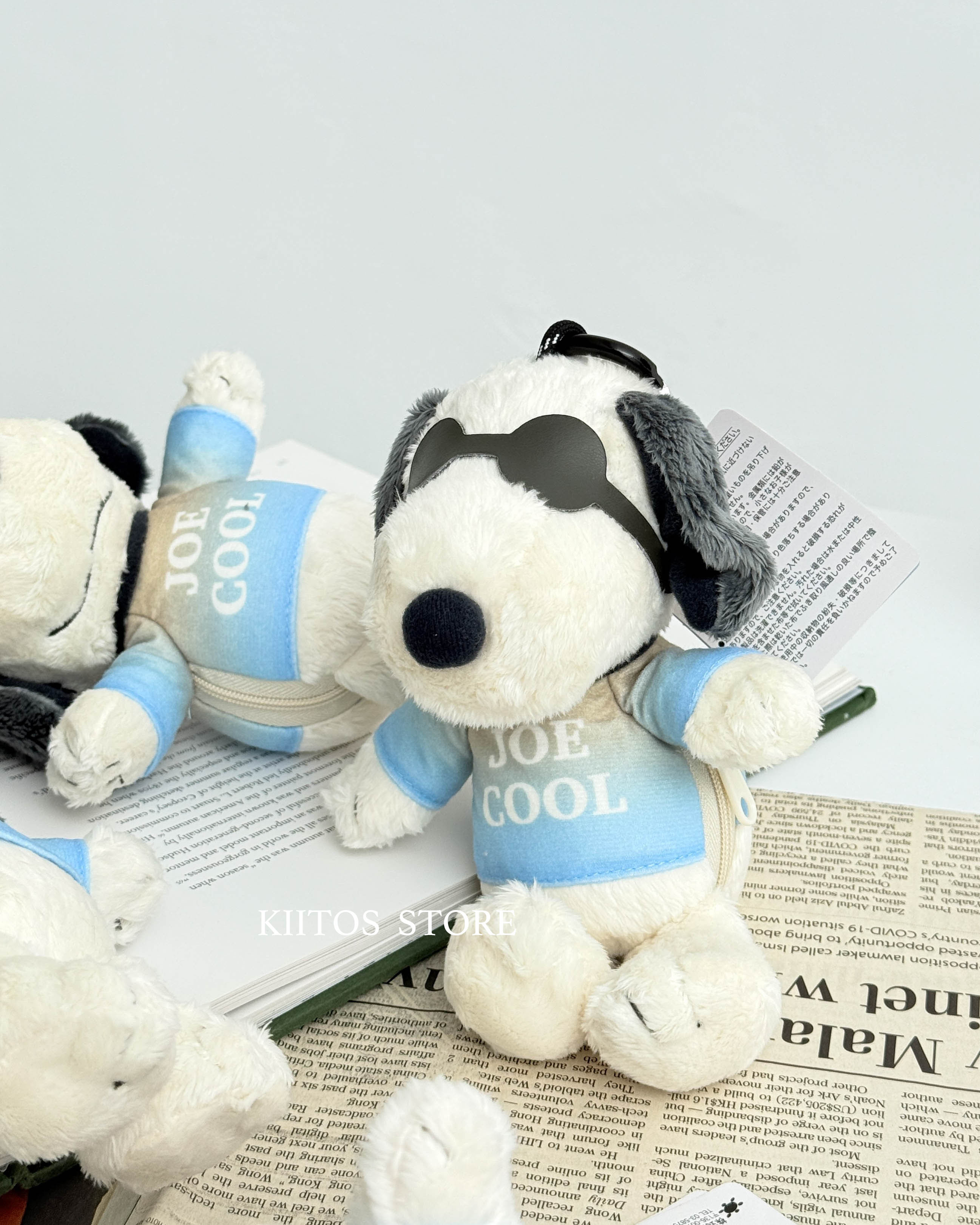 【現貨】SNOOPY 史努比 酷哥喬 漸變藍色系 絨毛玩偶 購物袋 吊飾