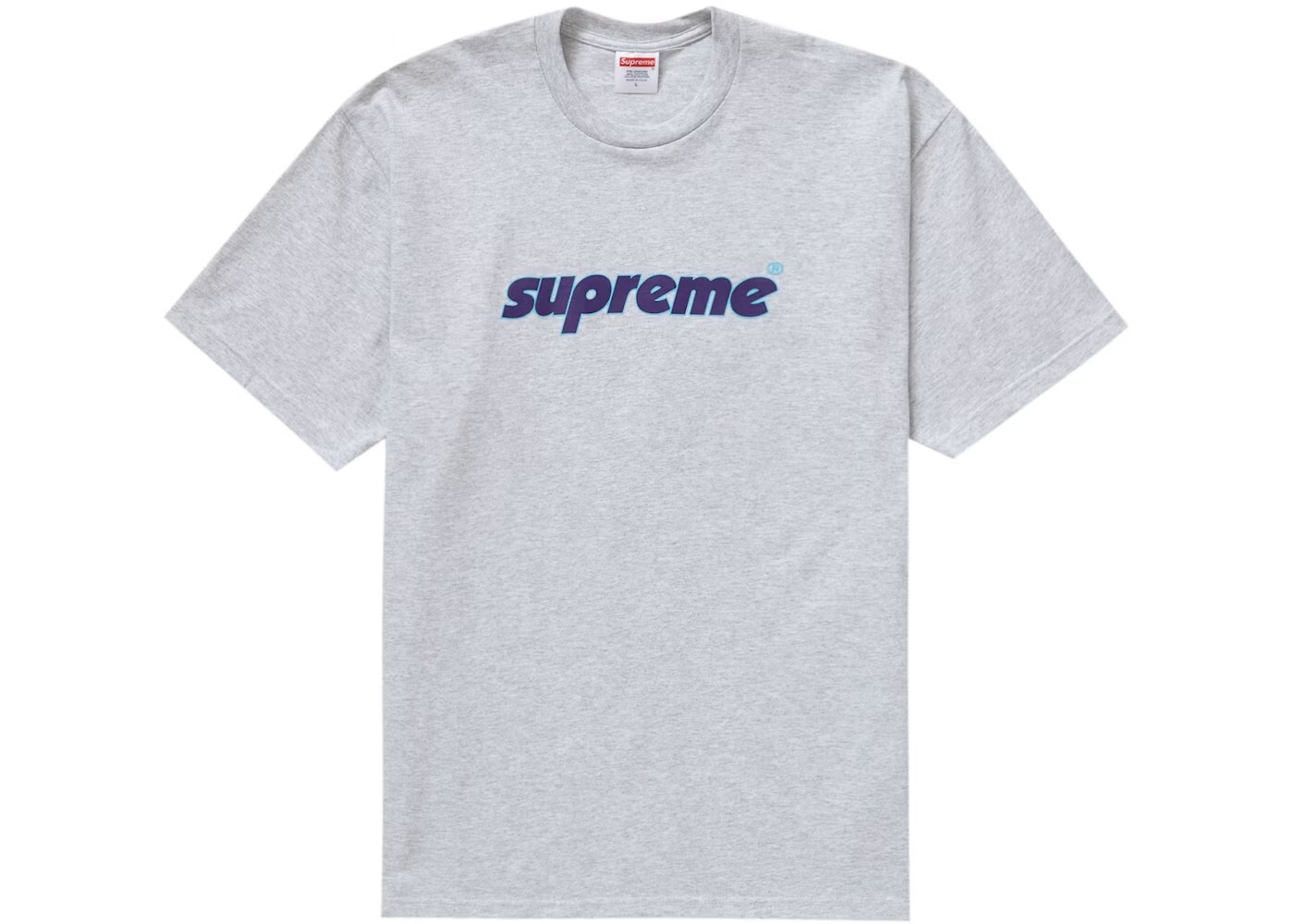限量現貨 Supreme Pinline Tee Ash Grey