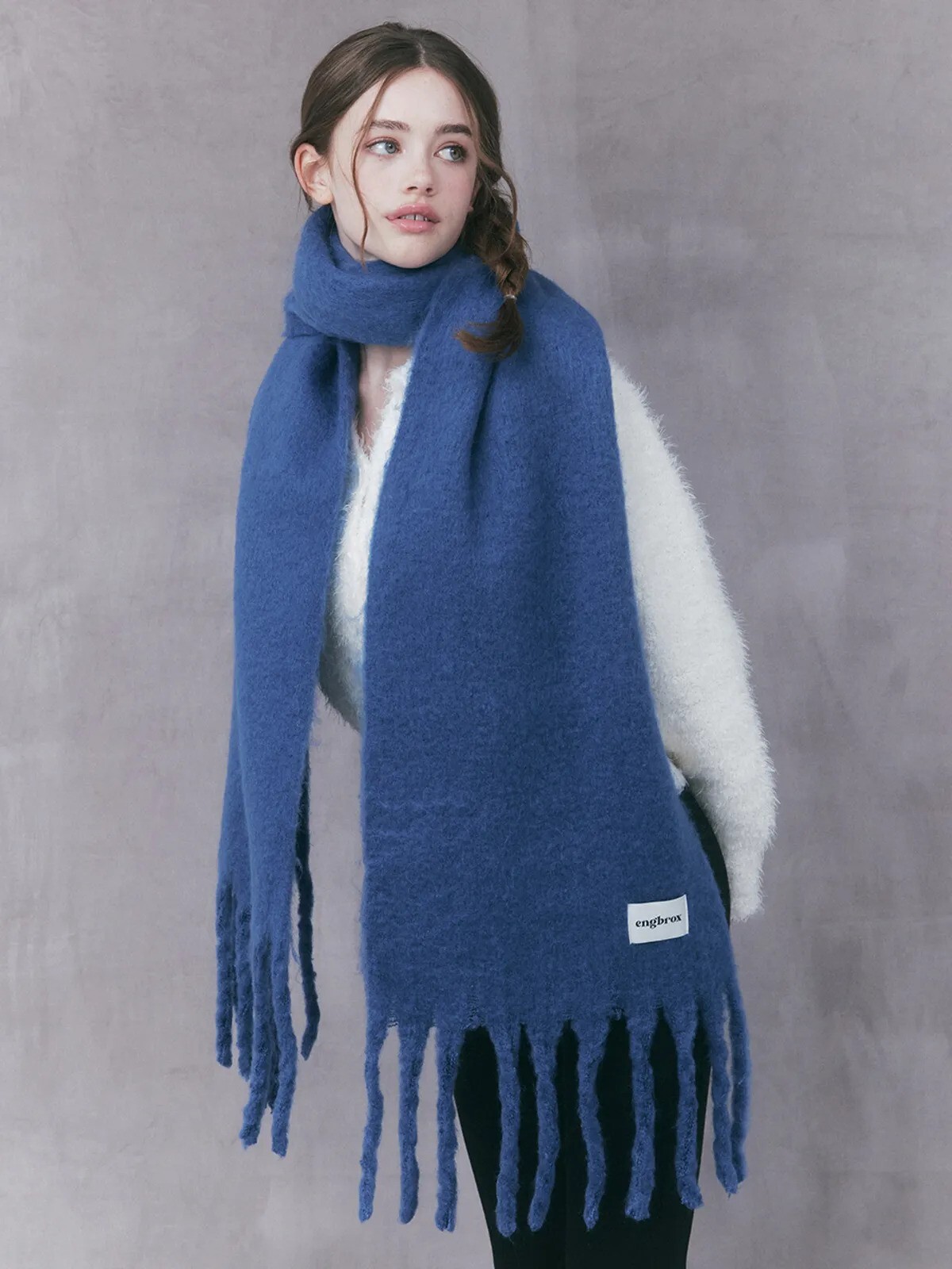 ENGBROX - COTTON CANDY MUFFLER (NAVY)