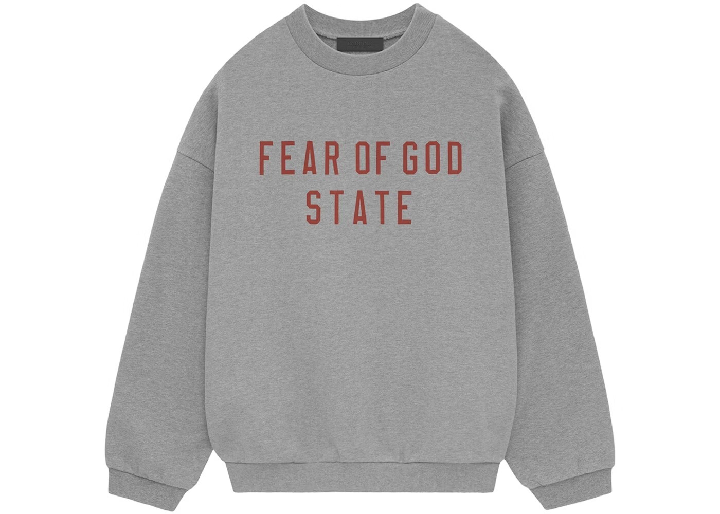 限量現貨  Fear of God Essentials Heavy Fleece Crewneck Grey