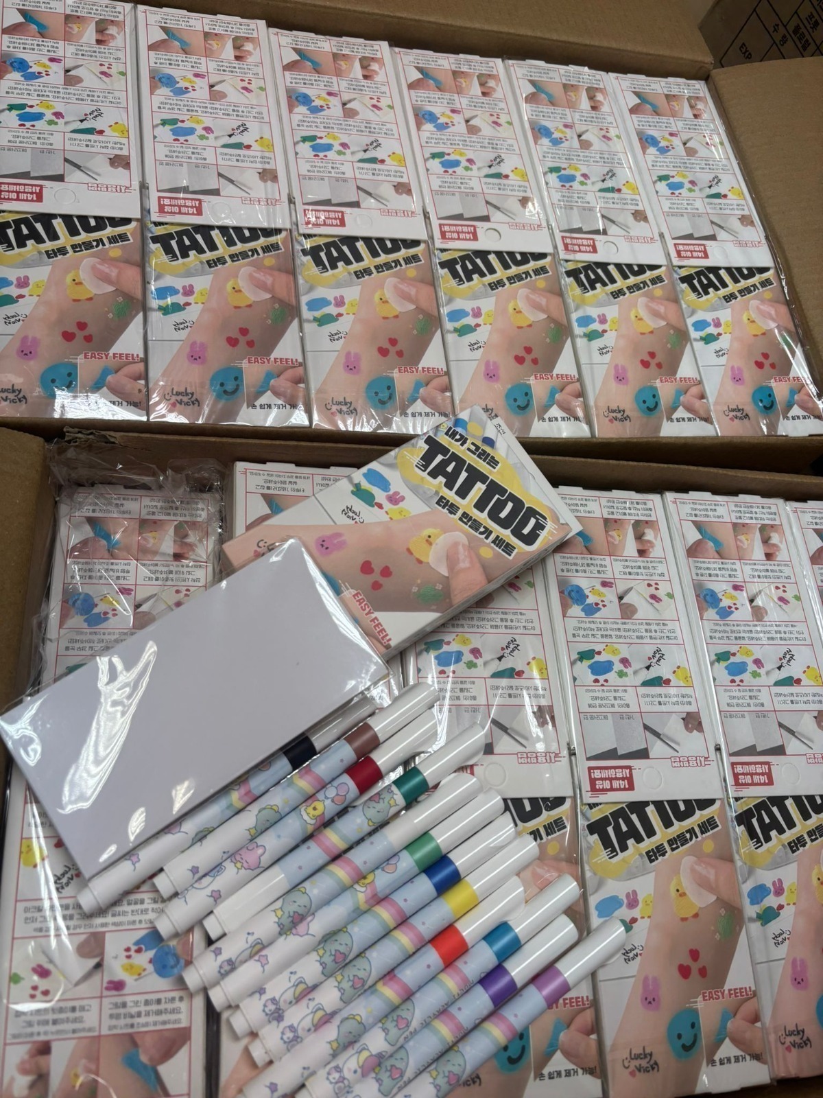 韓國IL-JEONG DIY親子紋身貼紙（12色）