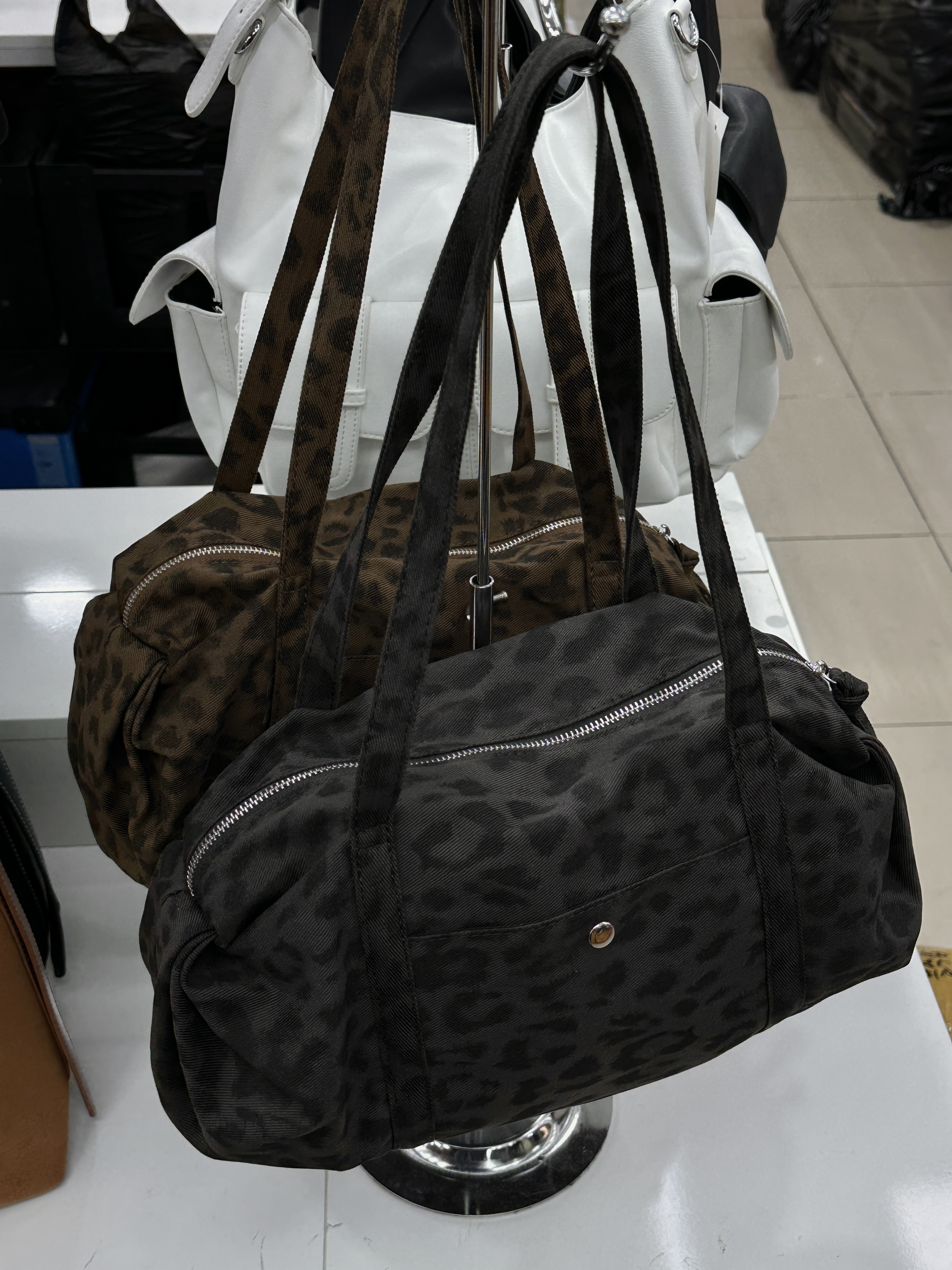 D34 大容量豹紋包