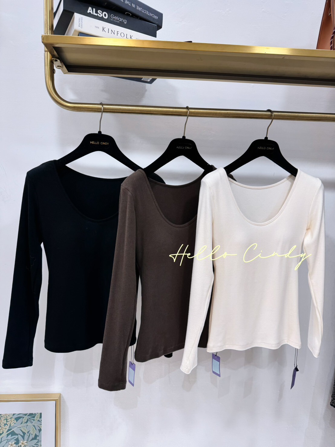 B11100 大推必買～版型很好的柔軟好穿暖呼呼大U Bra鋪棉保暖上衣