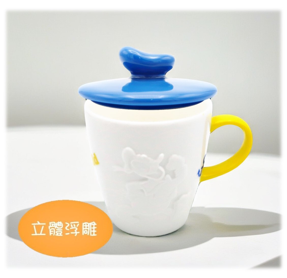 迪士尼唐老鴨 - 2D陶瓷杯連蓋