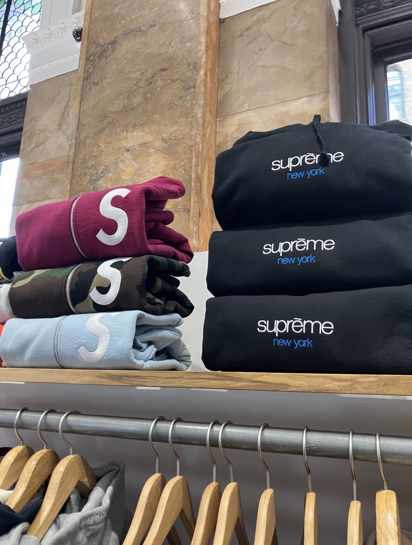 SUPREME FW25 紐約限定 CLASSIC LOGO(黑)(現貨1,XL)