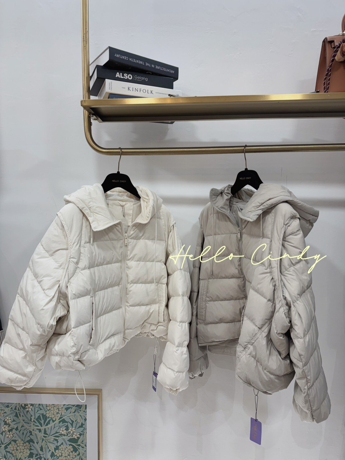 B11112 超顯瘦的暖呼呼90 %白鴨絨外套