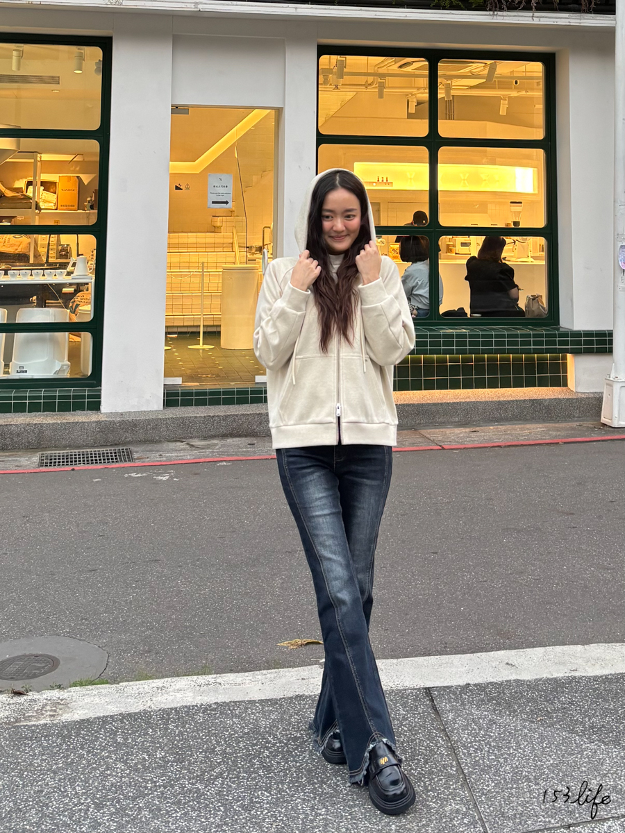 |現+預|刷舊細長腿抽鬚喇叭牛仔褲(S-XXL)(淺藍/深藍)