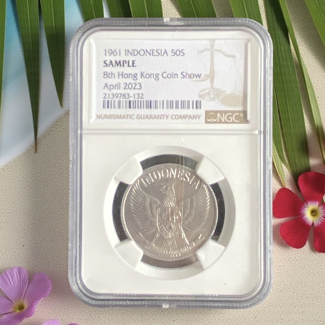 1961 Indonesia 50 Sen (NGC Sample)