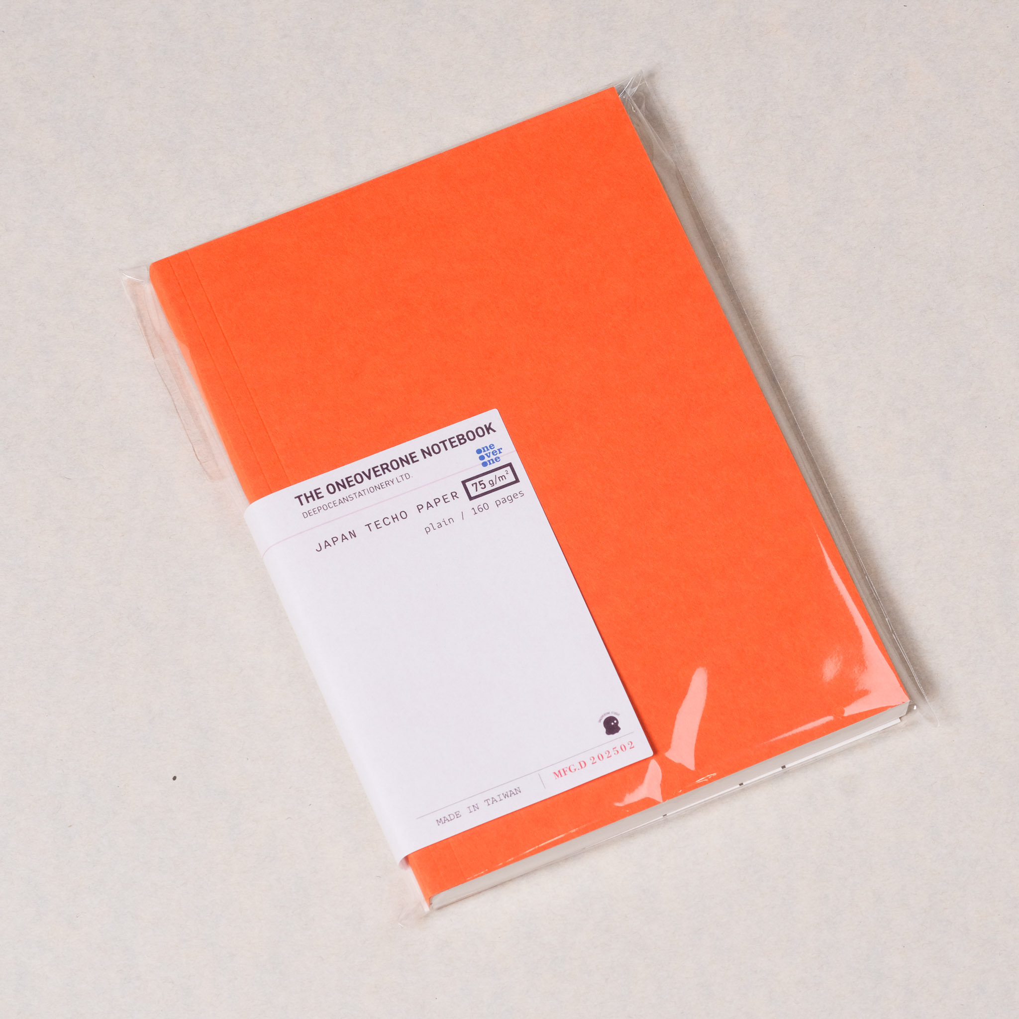 日本手帳紙筆記本/空白/A5/一分之一工作室/臺灣