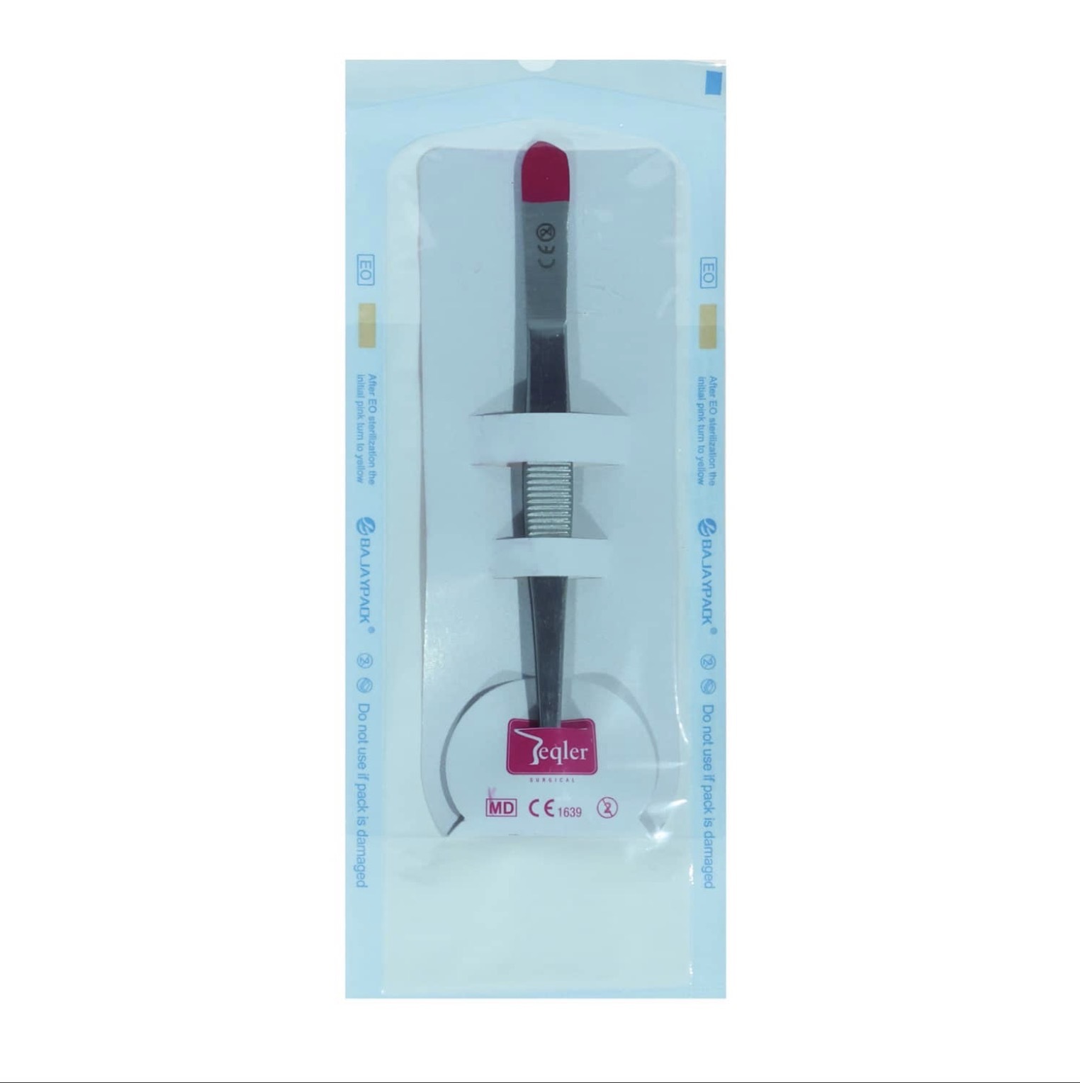 一次性無菌鋼製鑷子(醫用不銹鋼)  - 傷口清創及拆線專用