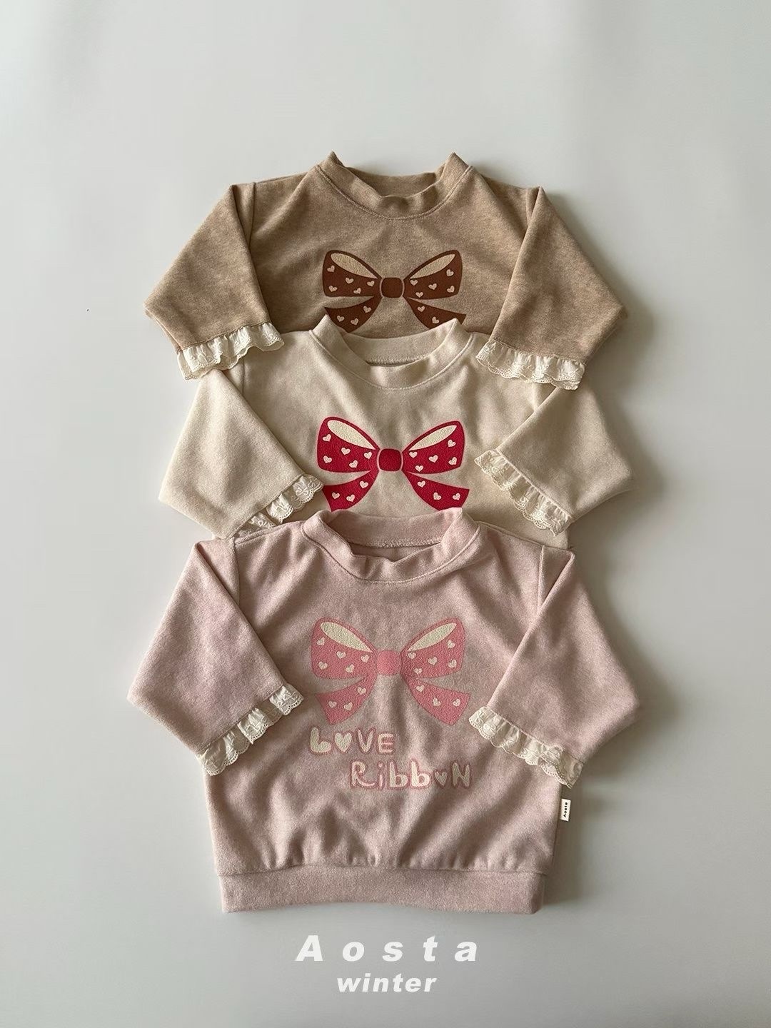 Aosta Love Ribbon Sweatshirt